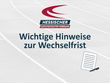 Wechselfrist von Oktober bis November: Startrechtswechsel